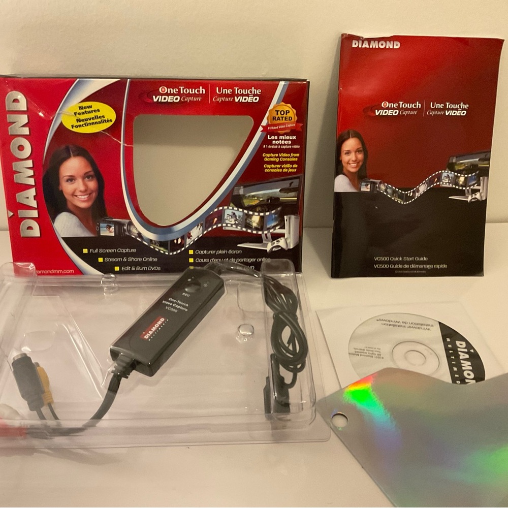 Diamond Multimedia One Touch Video Capture Composite/AV device (untested)
